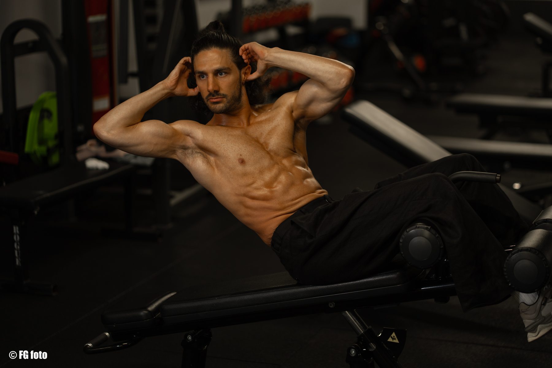 Athlete portrait photographed by FG Studio